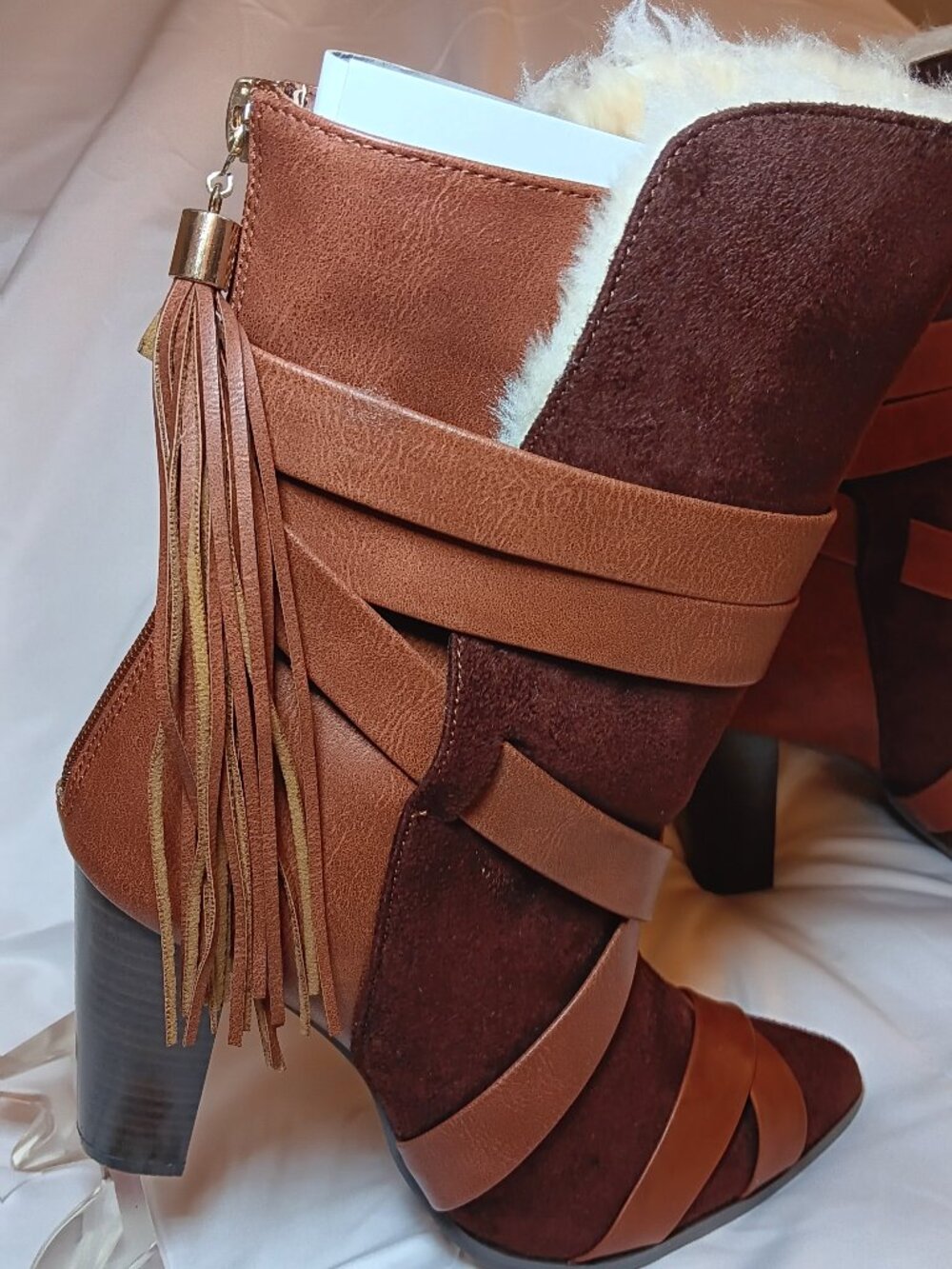 Penny Loves Kenny Faux Fur-lined Ankle Boots